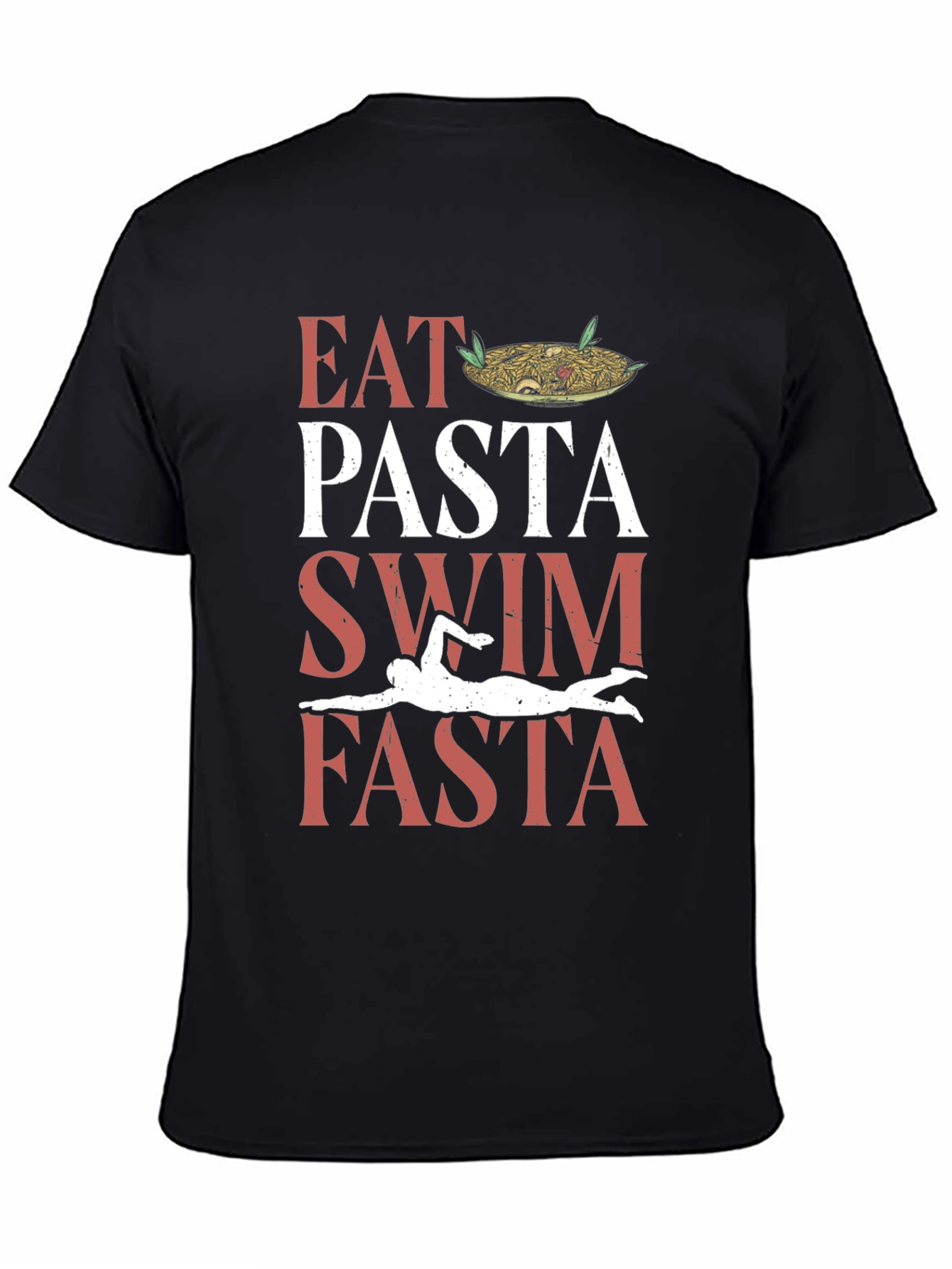 Eat Pasta Swim Fasta Graphic Tee