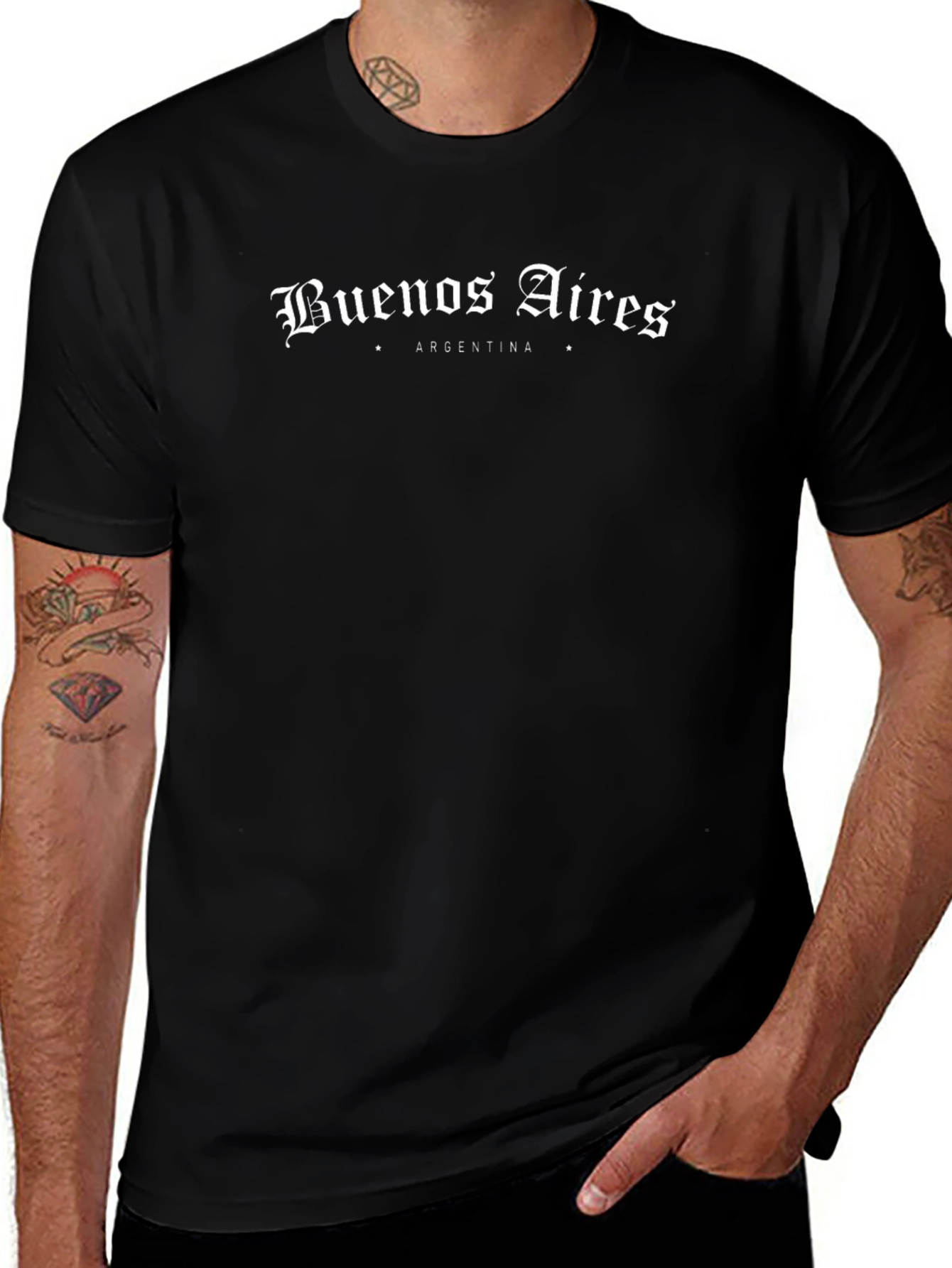 Buenos Aires Argentina Black Graphic Tee