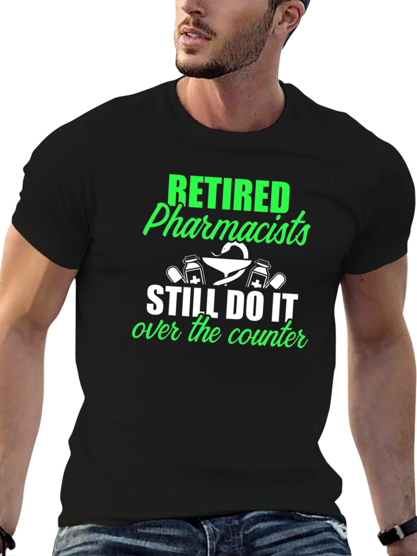 Retired Pharmacists T-Shirt - Novelty Gift Idea