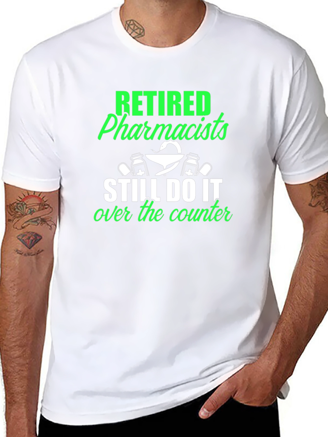 Retired Pharmacists T-Shirt - Novelty Gift Idea