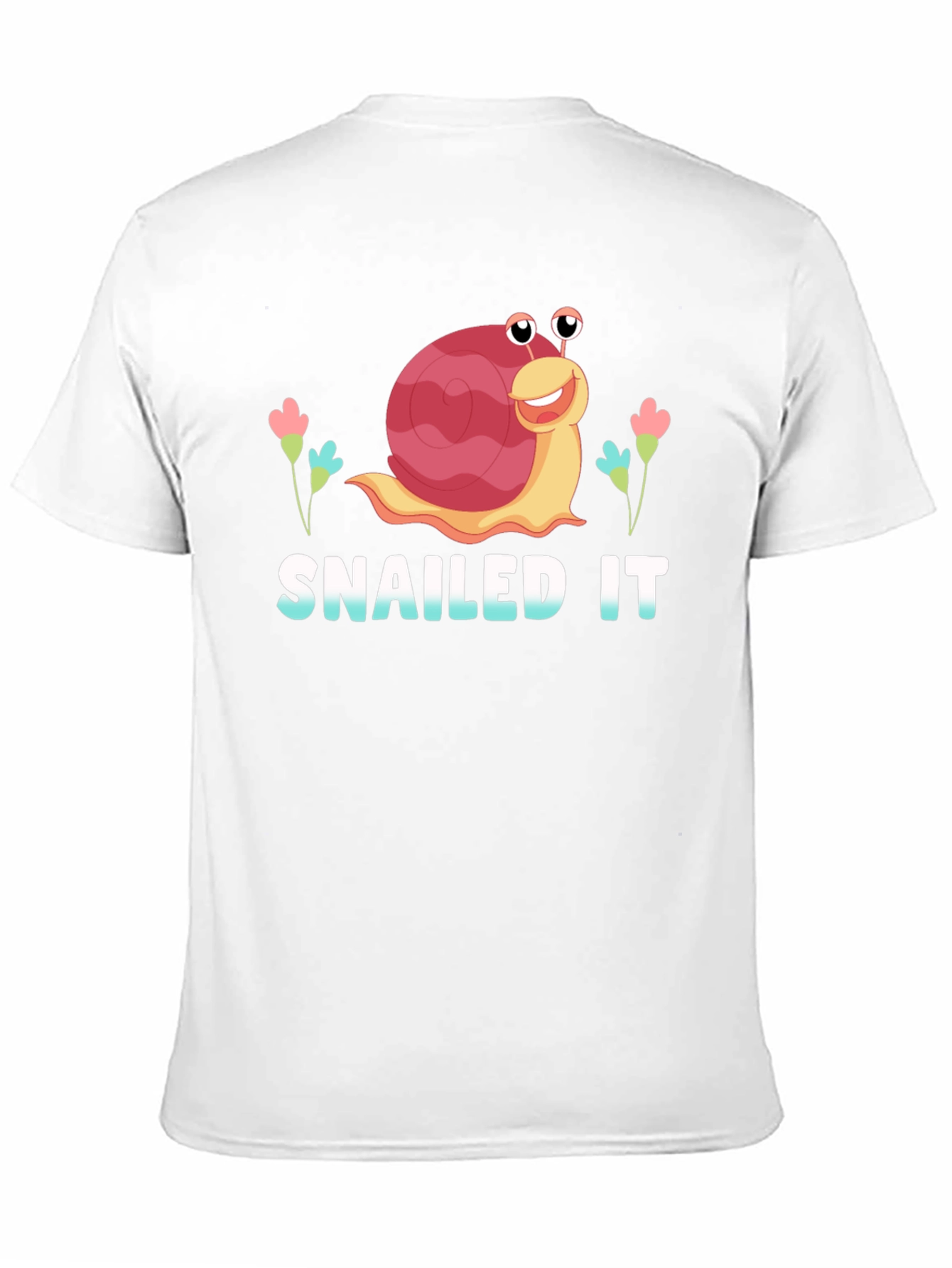 Snailed It! Funny Snail Graphic T-Shirt