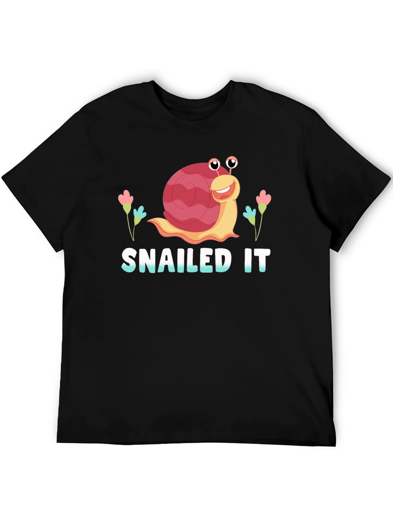 Snailed It! Funny Snail Graphic T-Shirt