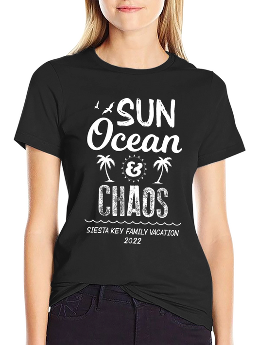 Sun Ocean & Chaos Vacation T-Shirt
