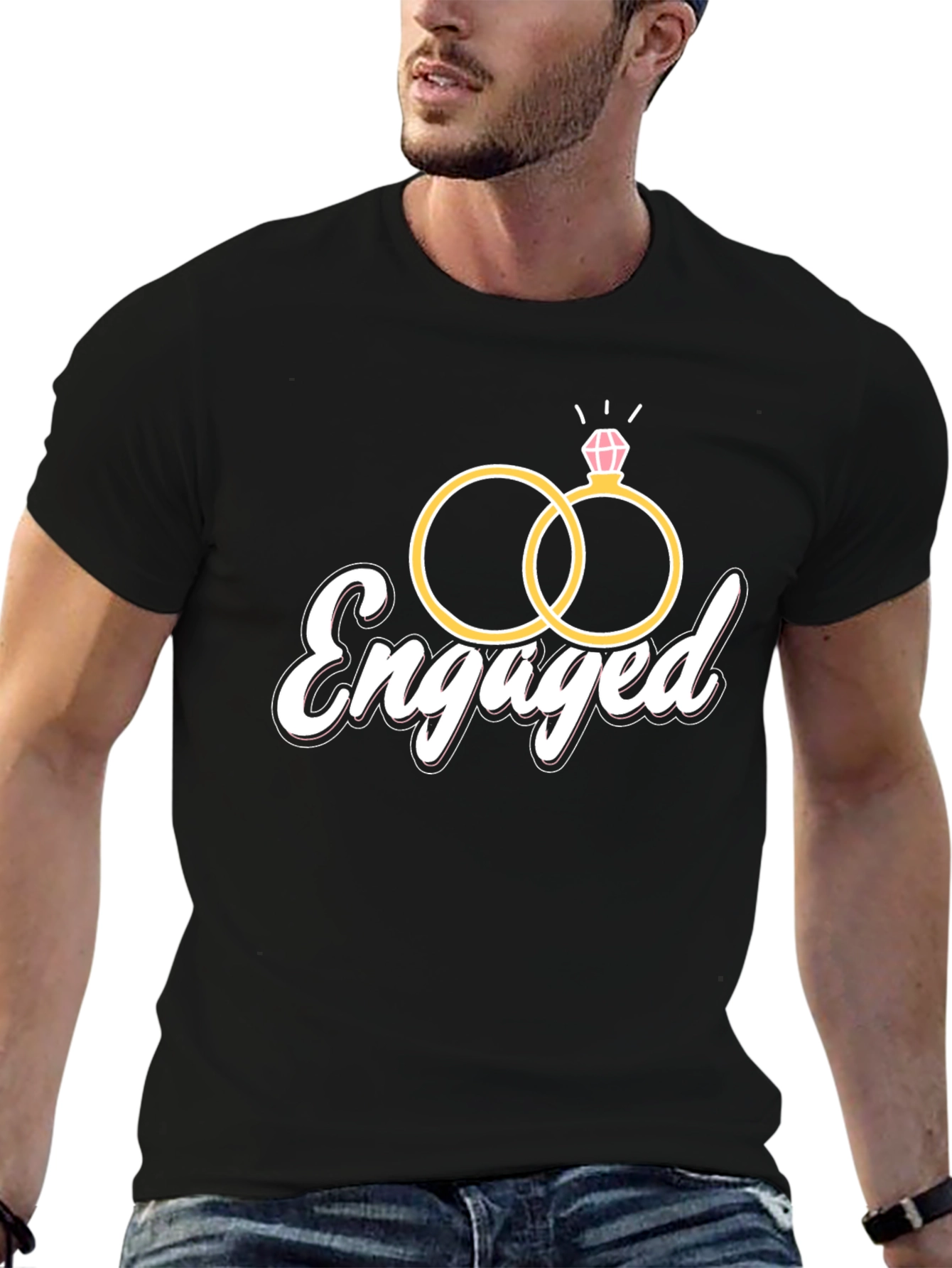 Engaged T-Shirt - Engagement Ring Design
