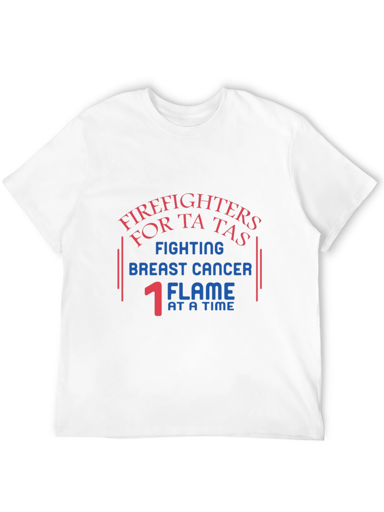 Firefighters for Ta Tas Breast Cancer Awareness T-Shirt