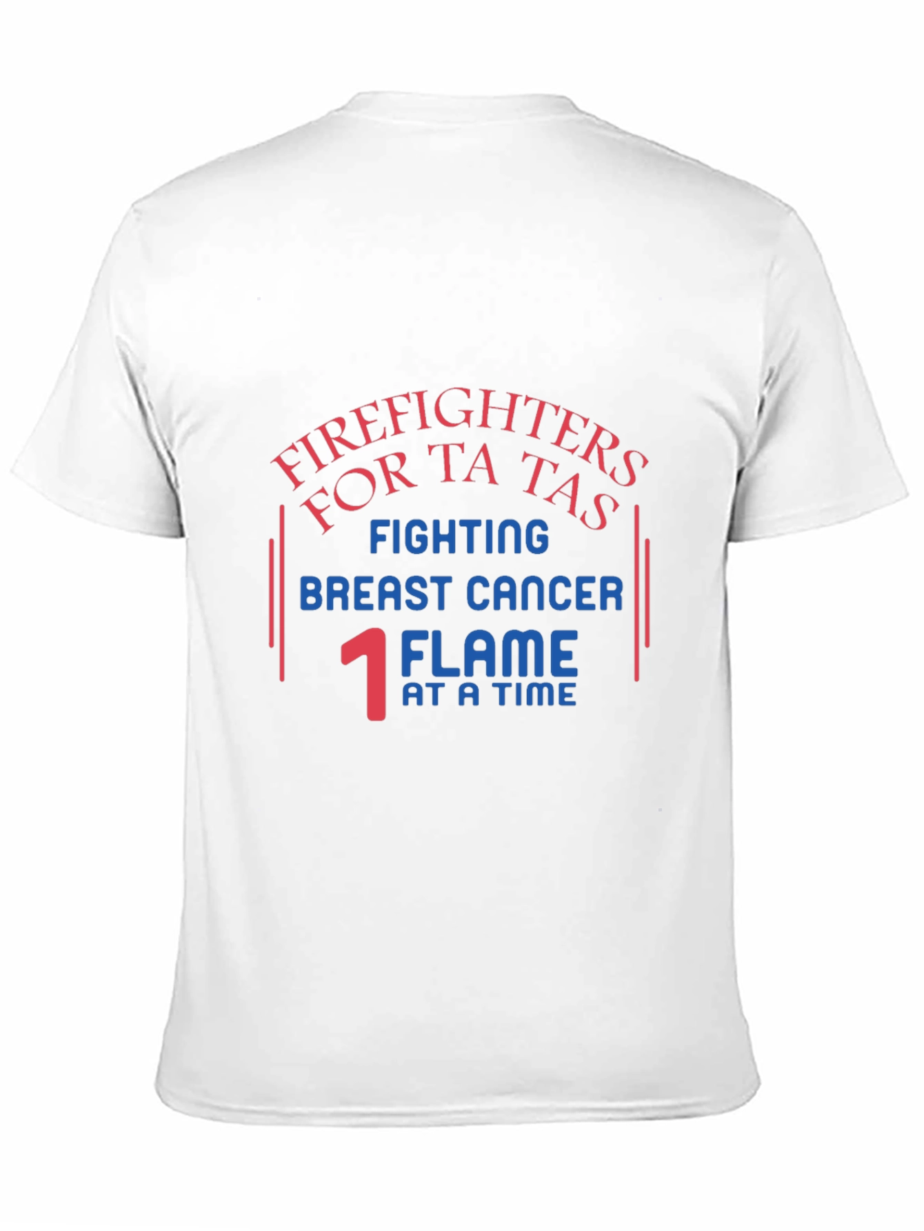 Firefighters for Ta Tas Breast Cancer Awareness T-Shirt