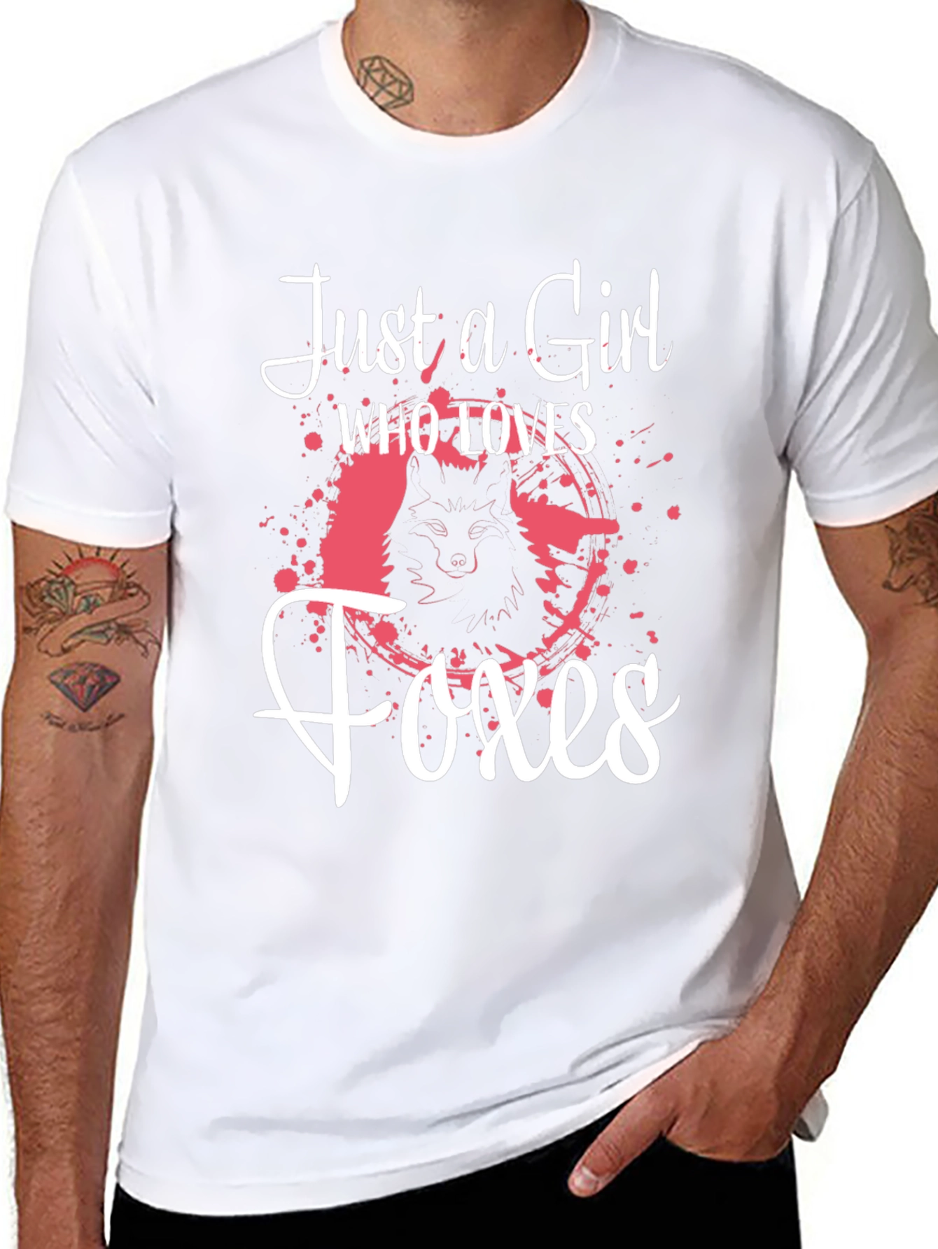 Just a Girl Who Loves Foxes T-Shirt