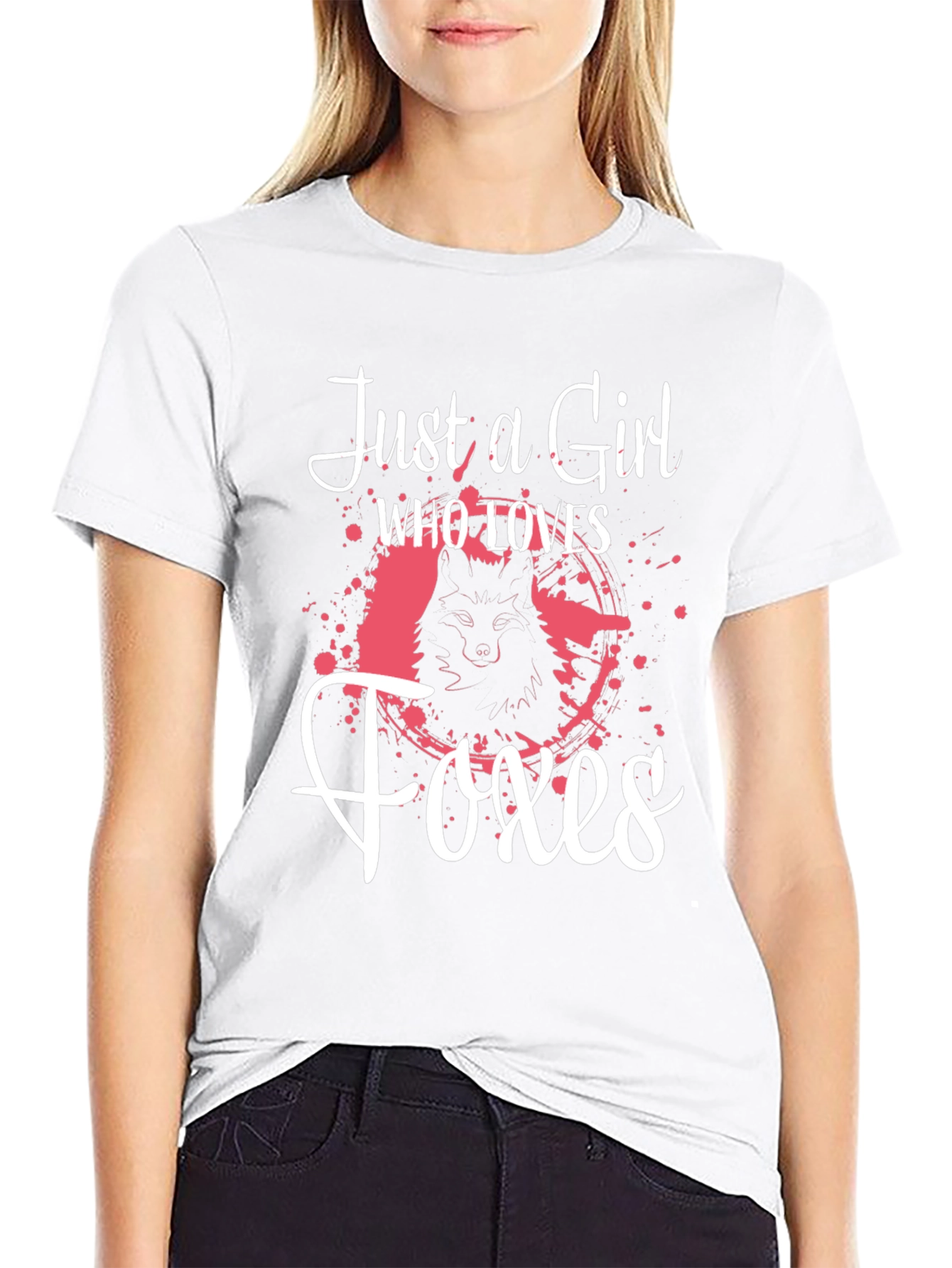 Just a Girl Who Loves Foxes T-Shirt