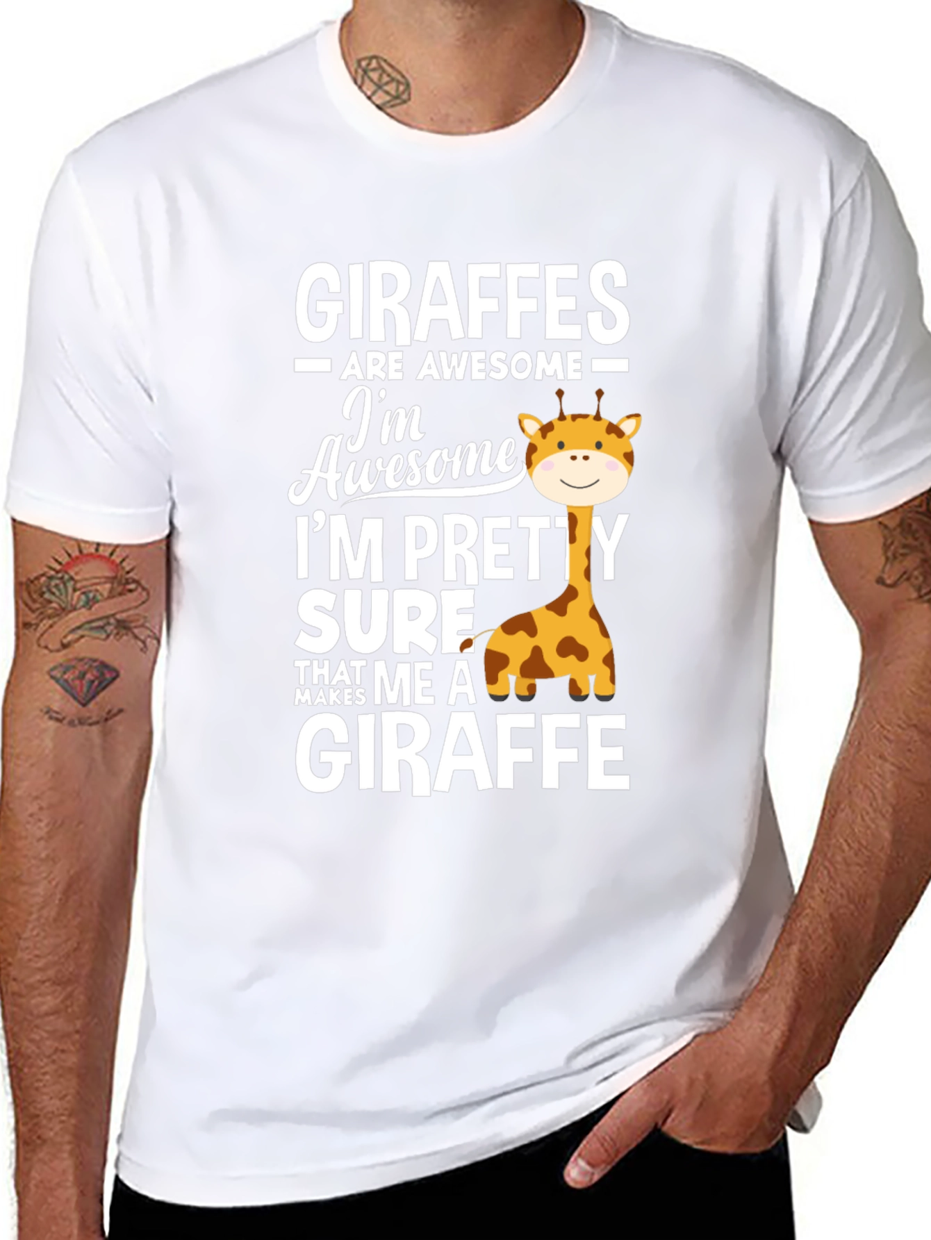 Giraffe Lover Tee: Awesome Giraffe Graphic T-Shirt