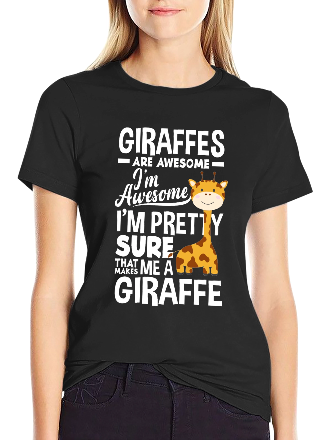 Giraffe Lover Tee: Awesome Giraffe Graphic T-Shirt