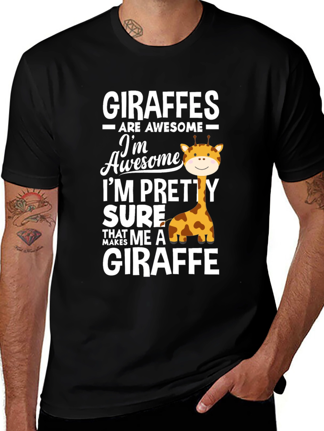 Giraffe Lover Tee: Awesome Giraffe Graphic T-Shirt