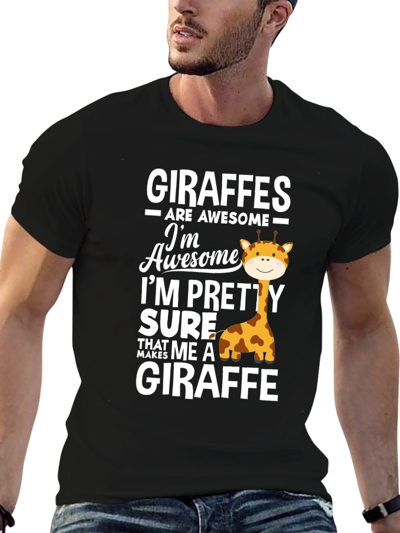 Giraffe Lover Tee: Awesome Giraffe Graphic T-Shirt