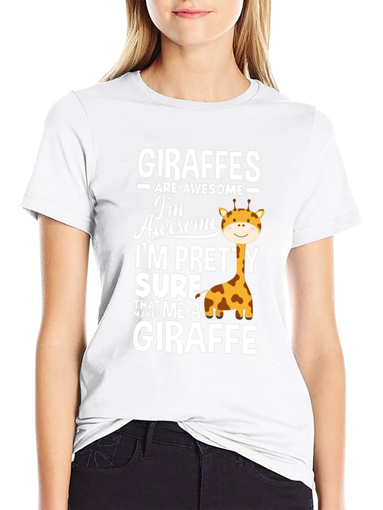 Giraffe Lover Tee: Awesome Giraffe Graphic T-Shirt