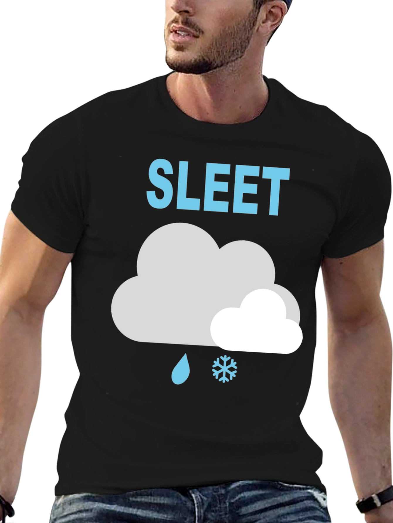 Sleet Weather Graphic T-Shirt