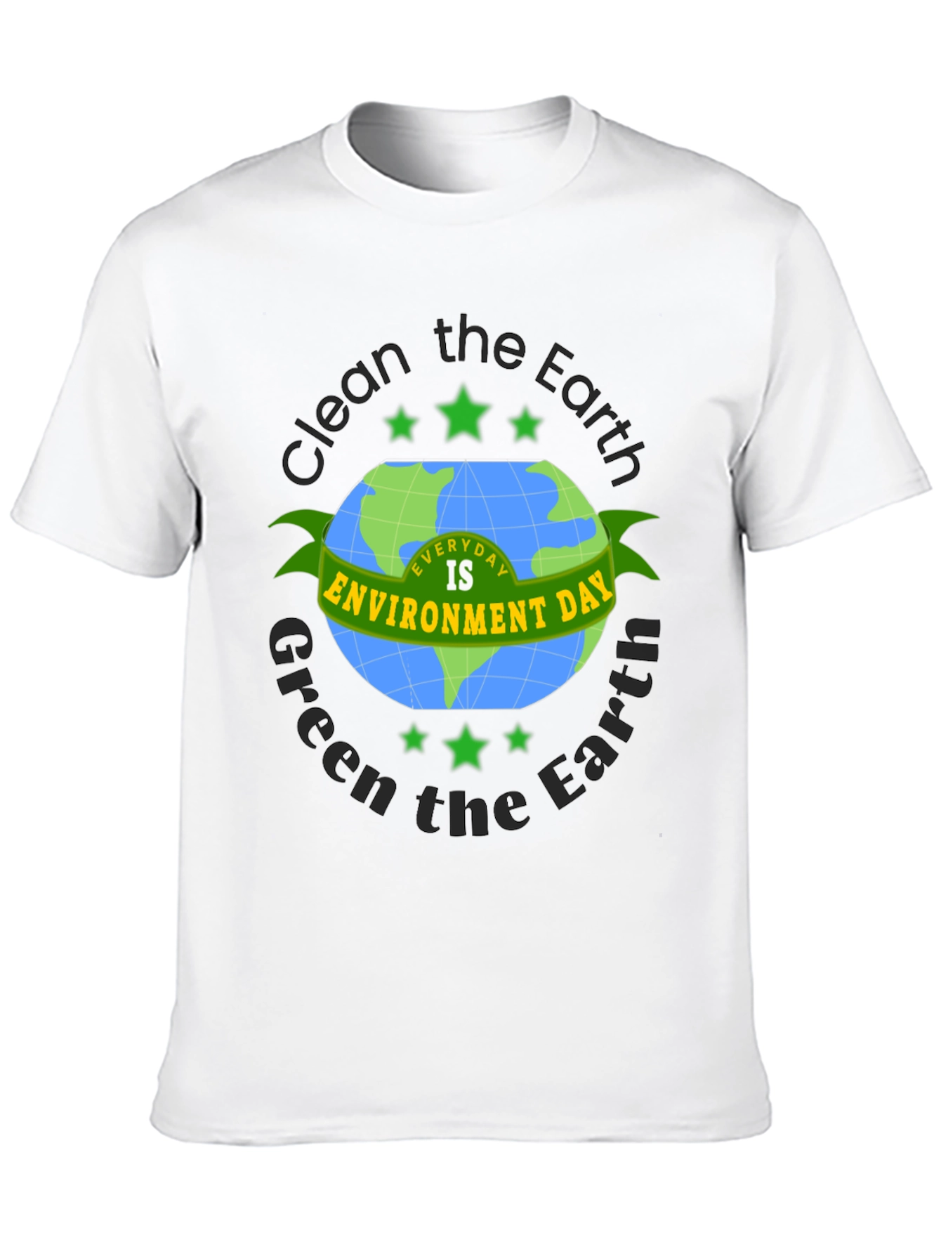 Earth Day T-Shirt: Clean & Green Environment Tee