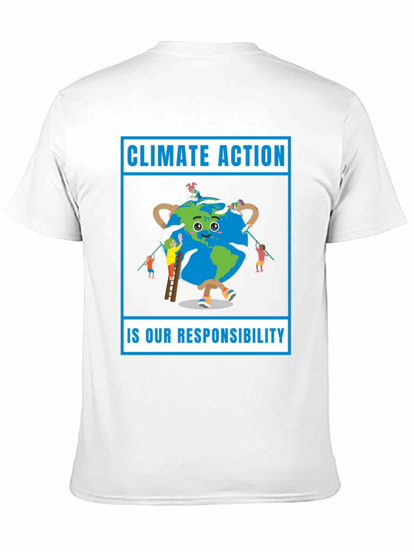 Climate Action T-Shirt - Earth Responsibility Tee