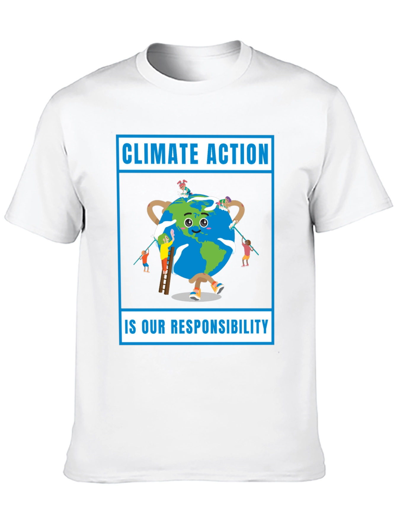 Climate Action T-Shirt - Earth Responsibility Tee