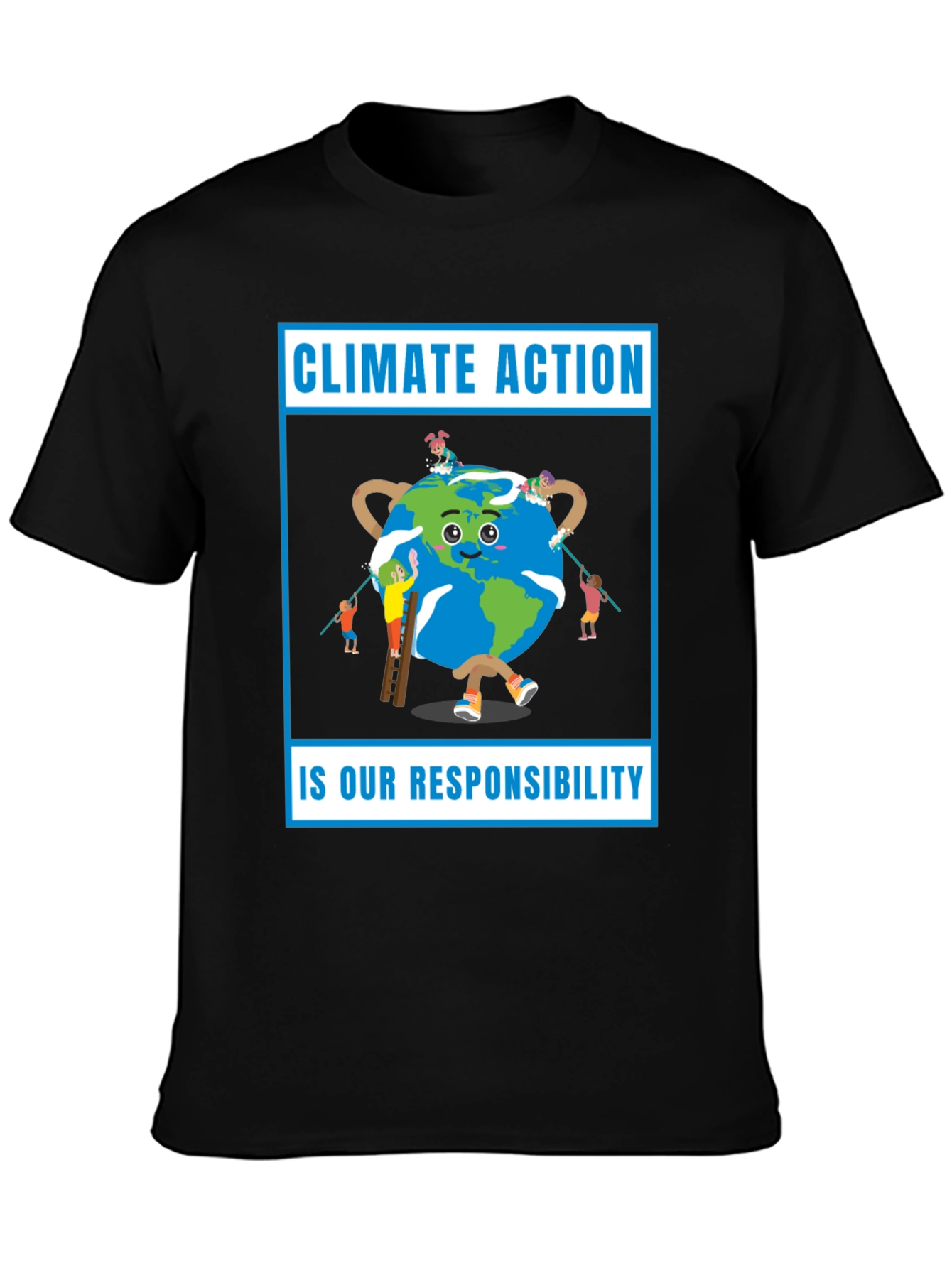 Climate Action T-Shirt - Earth Responsibility Tee