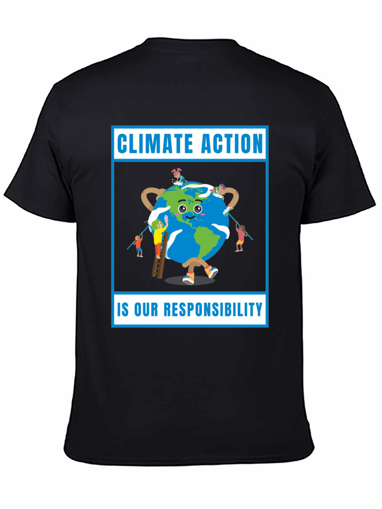 Climate Action T-Shirt - Earth Responsibility Tee