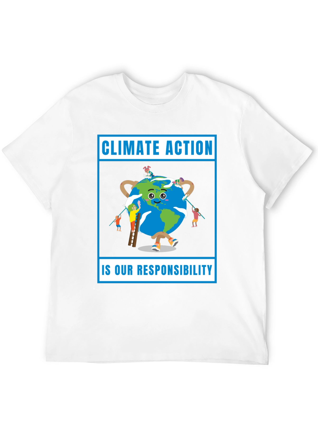 Climate Action T-Shirt - Earth Responsibility Tee