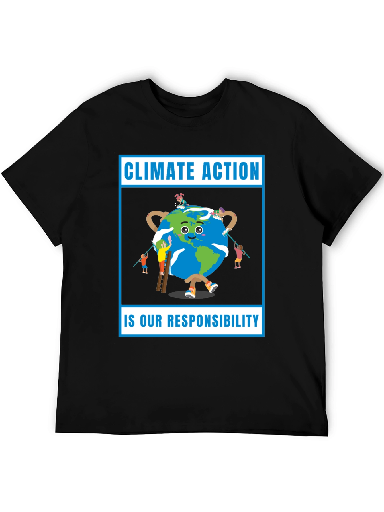Climate Action T-Shirt - Earth Responsibility Tee