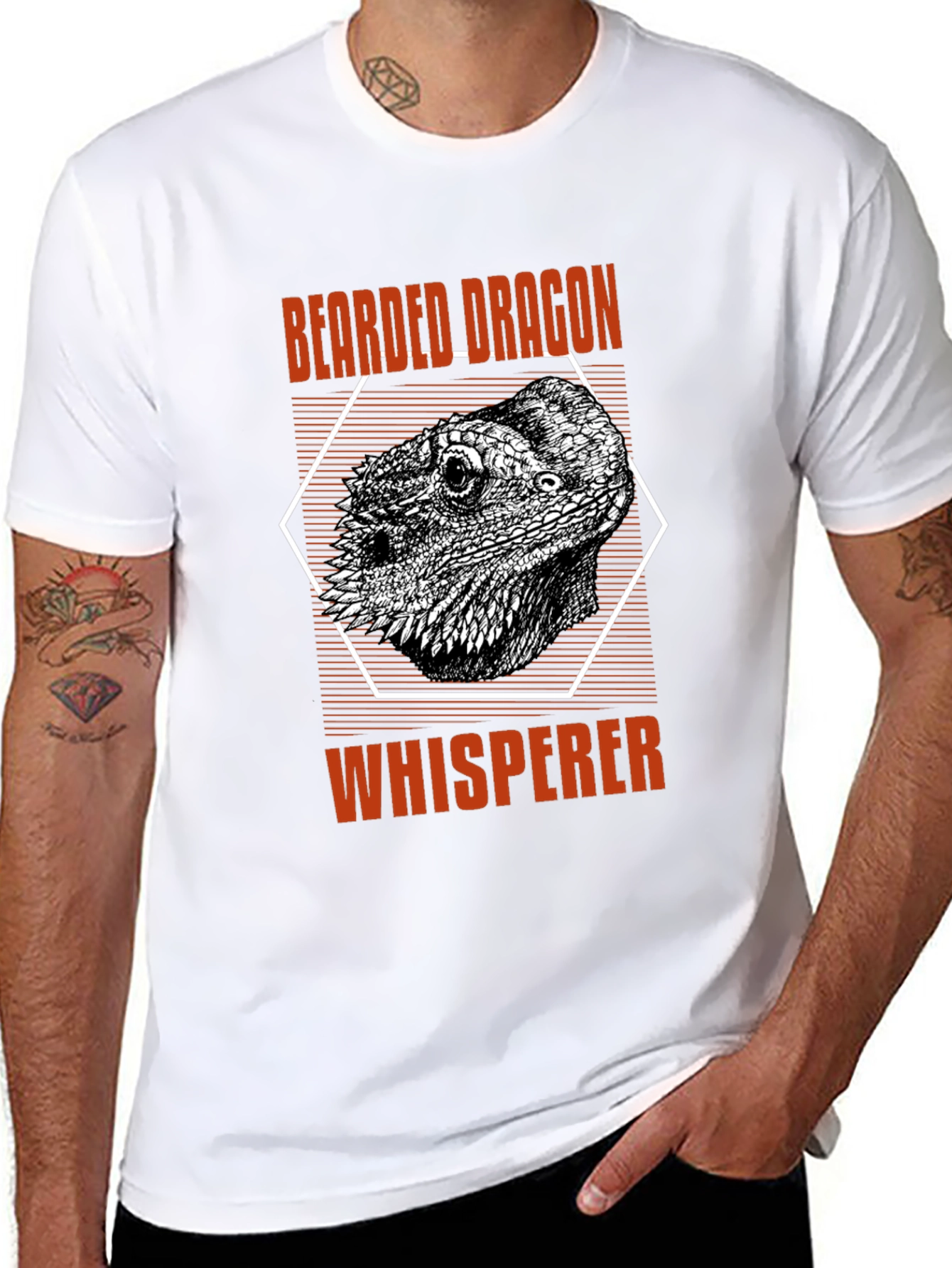 Bearded Dragon Whisperer Graphic T-Shirt
