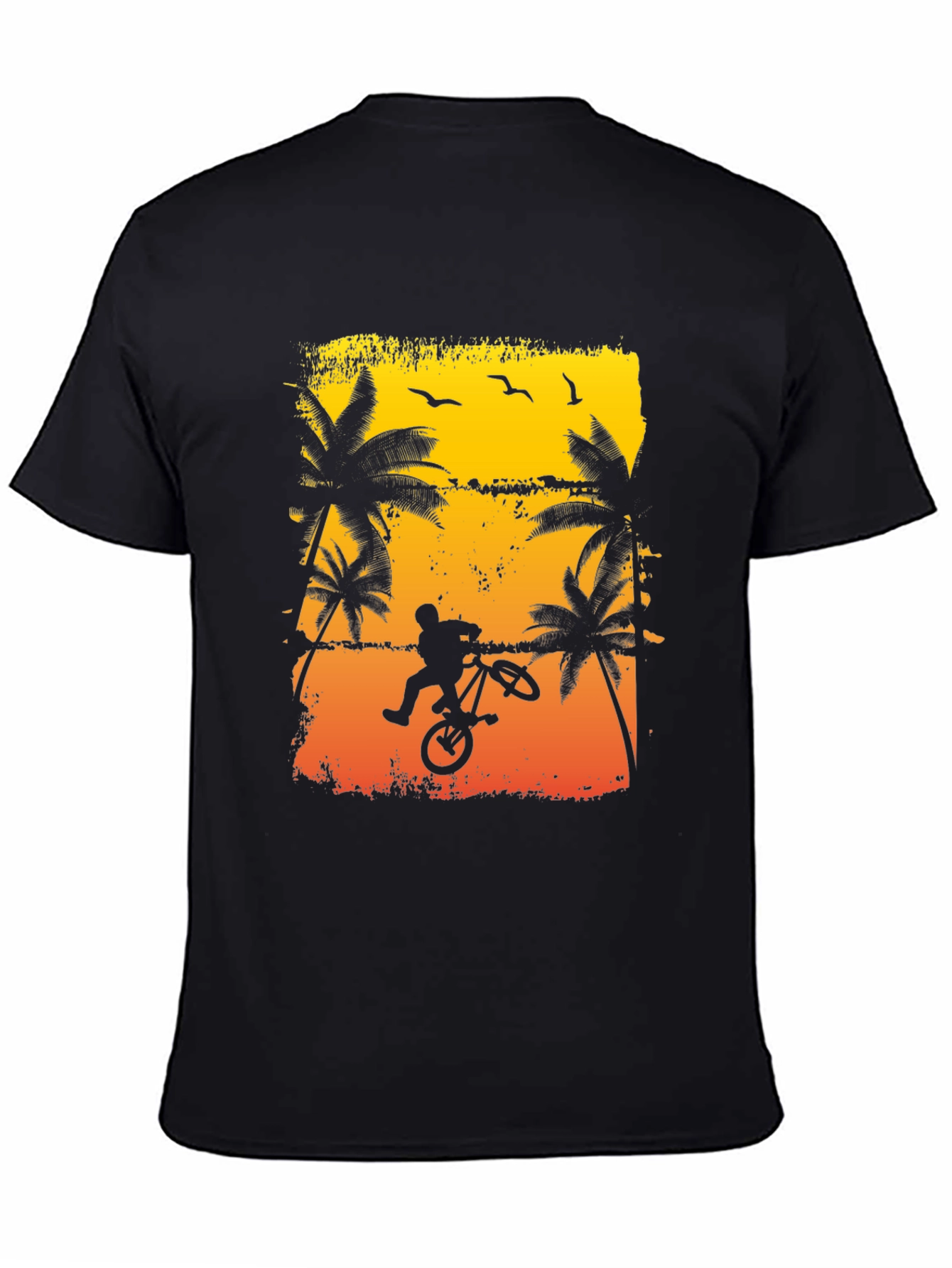 BMX Rider Palm Tree Graphic Tee