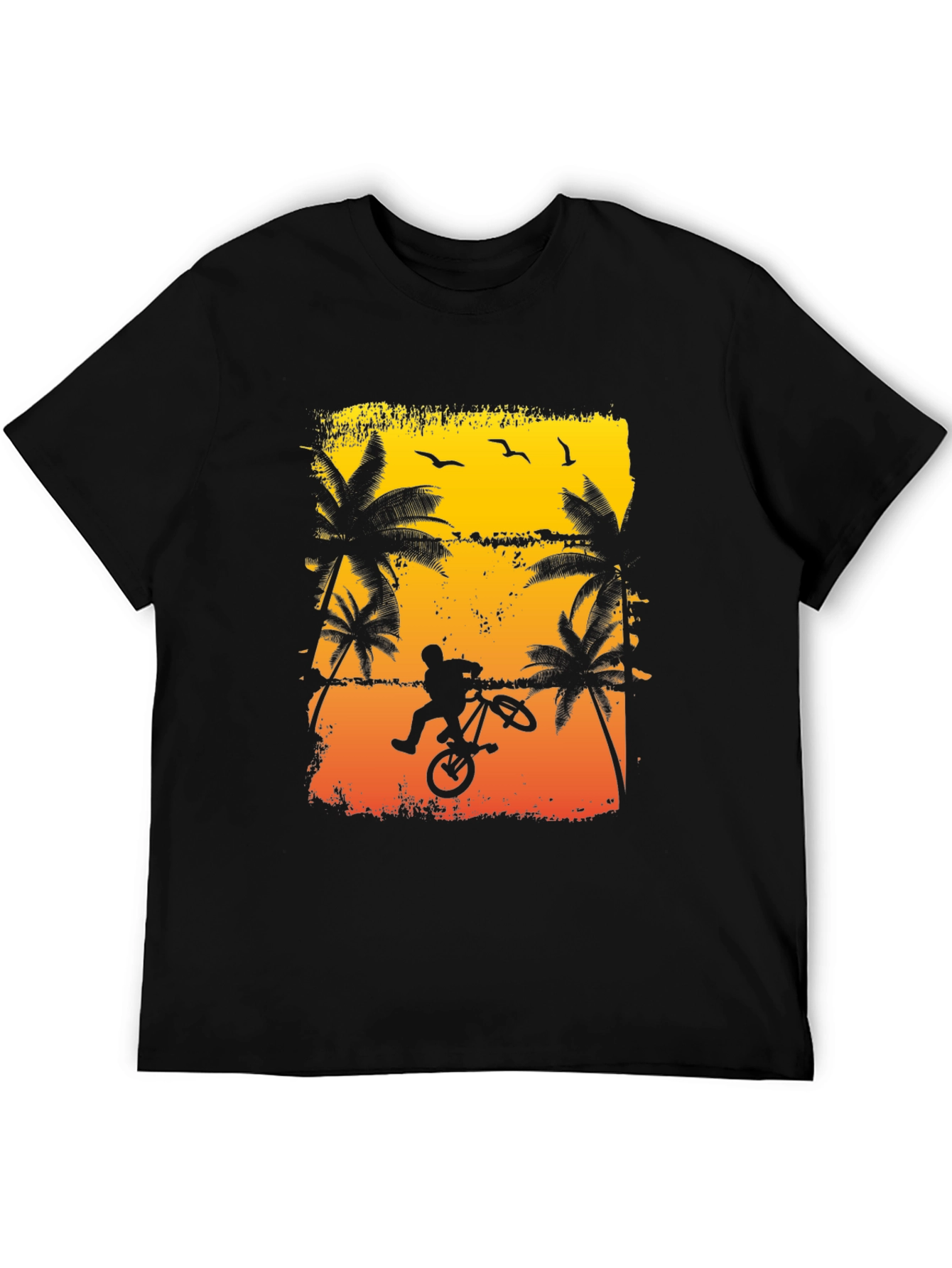 BMX Rider Palm Tree Graphic Tee