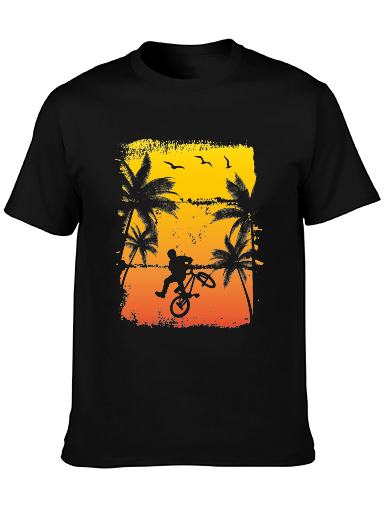BMX Rider Palm Tree Graphic Tee