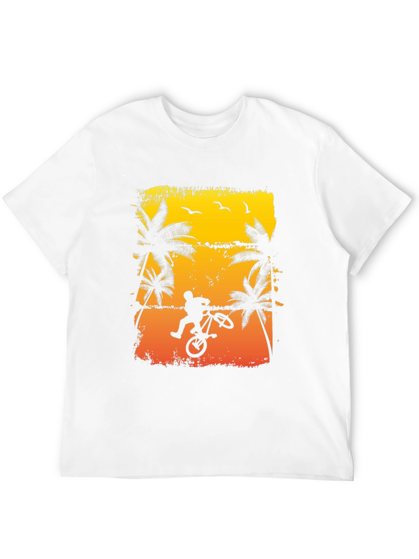 BMX Rider Palm Tree Graphic Tee
