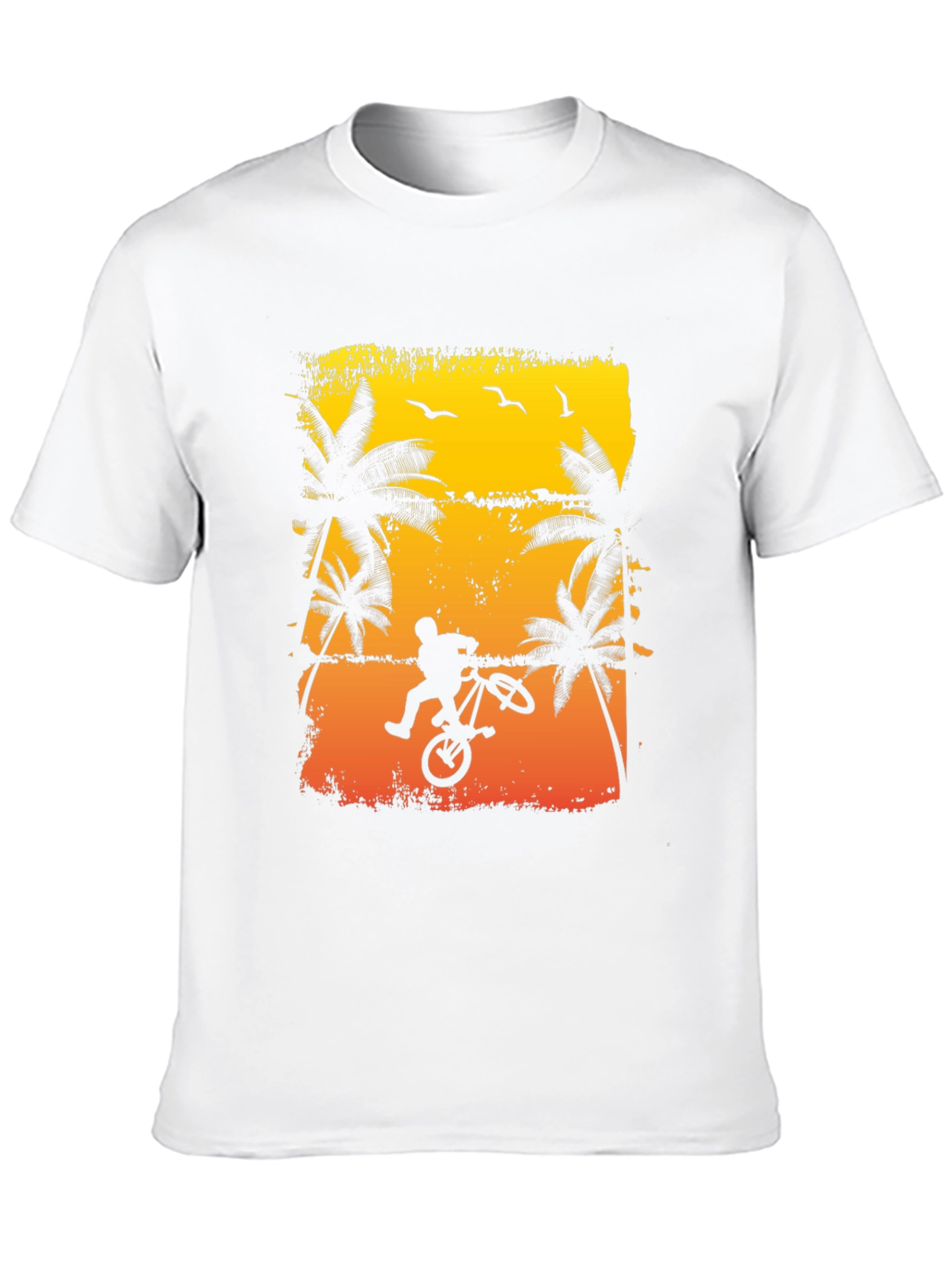 BMX Rider Palm Tree Graphic Tee