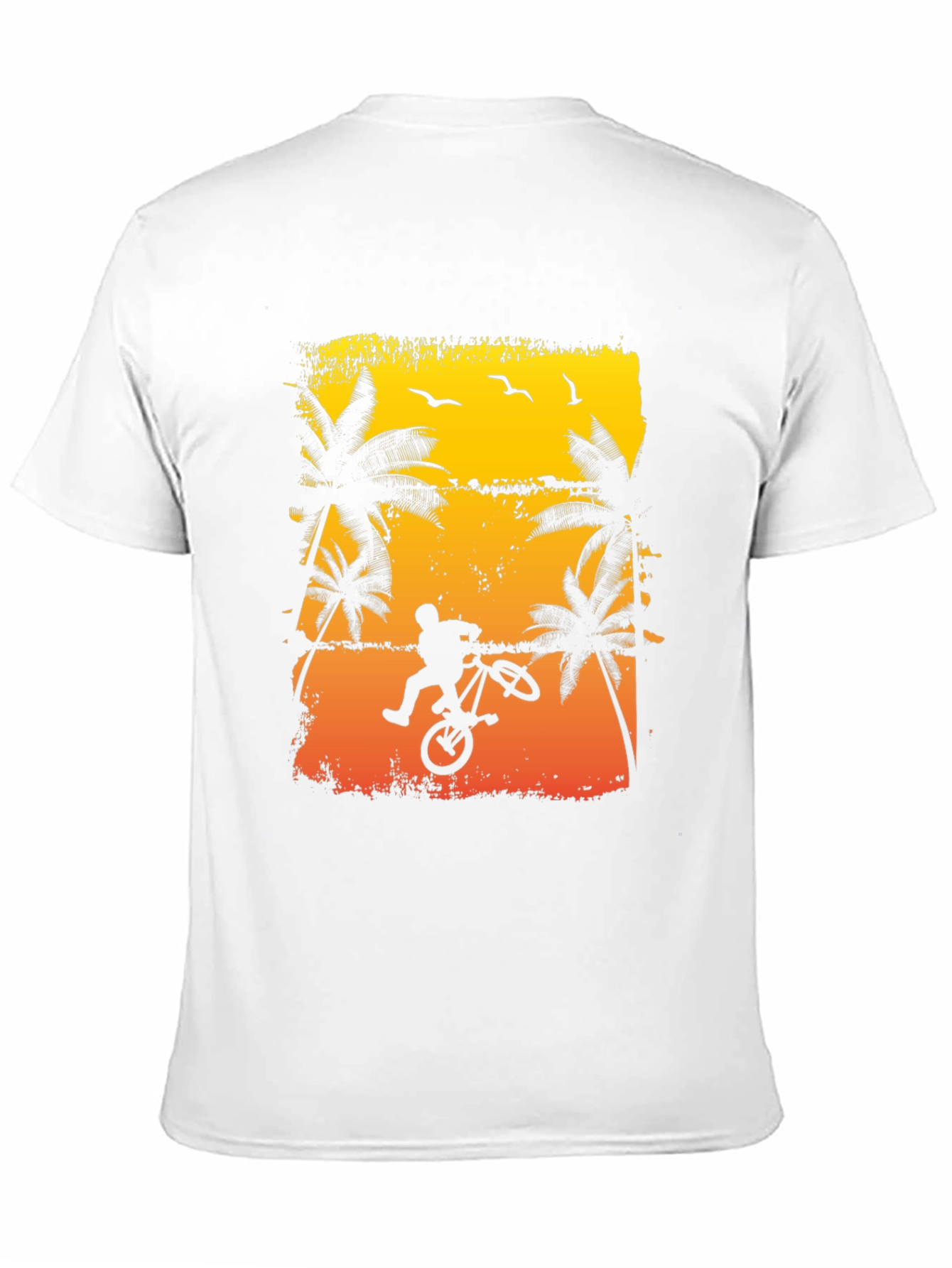 BMX Rider Palm Tree Graphic Tee