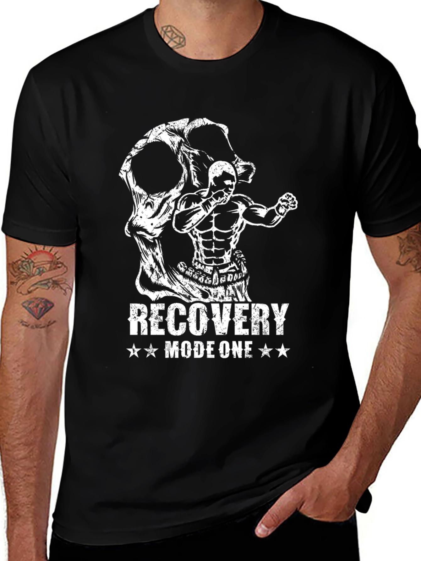 Recovery Mode One Skull Fighter T-Shirt