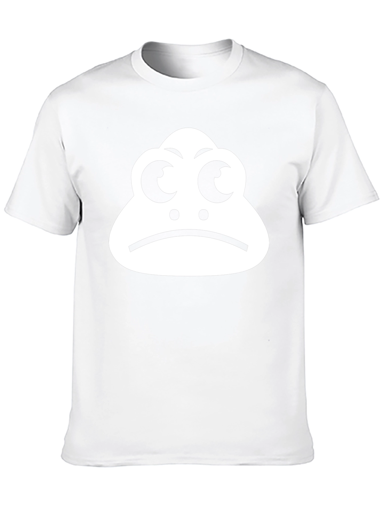 Sad Frog Graphic T-Shirt - Black Cotton Tee