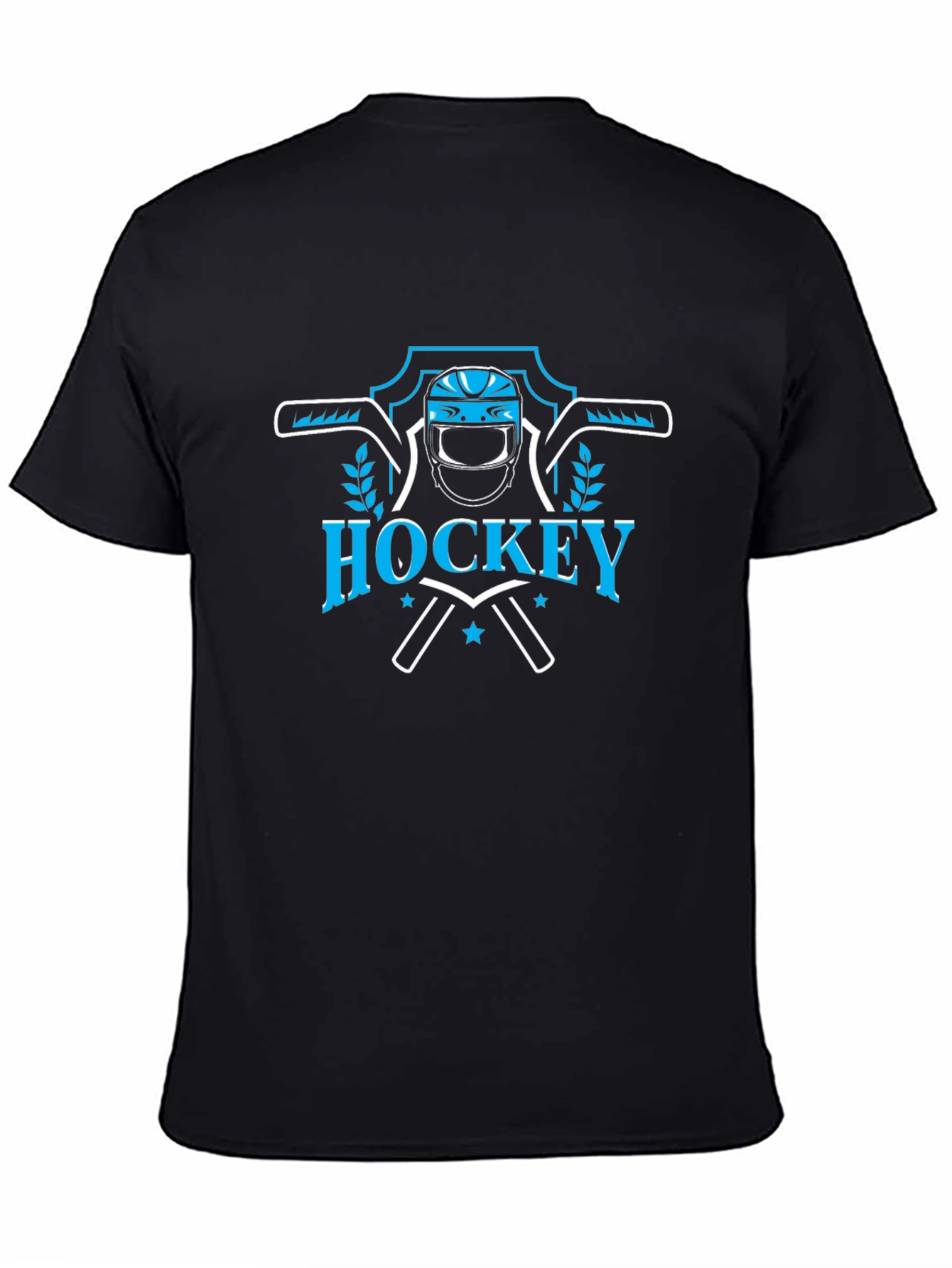 Hockey Graphic T-Shirt - Black