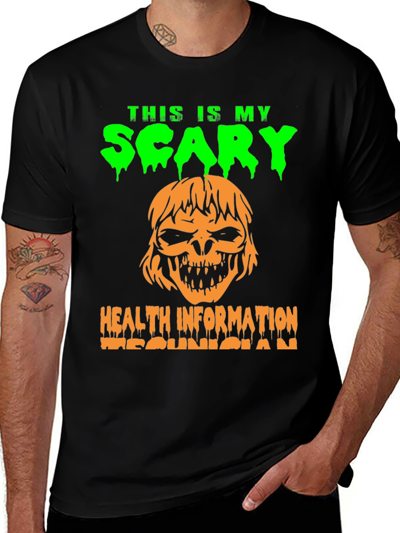 Scary Health Information Technician T-Shirt