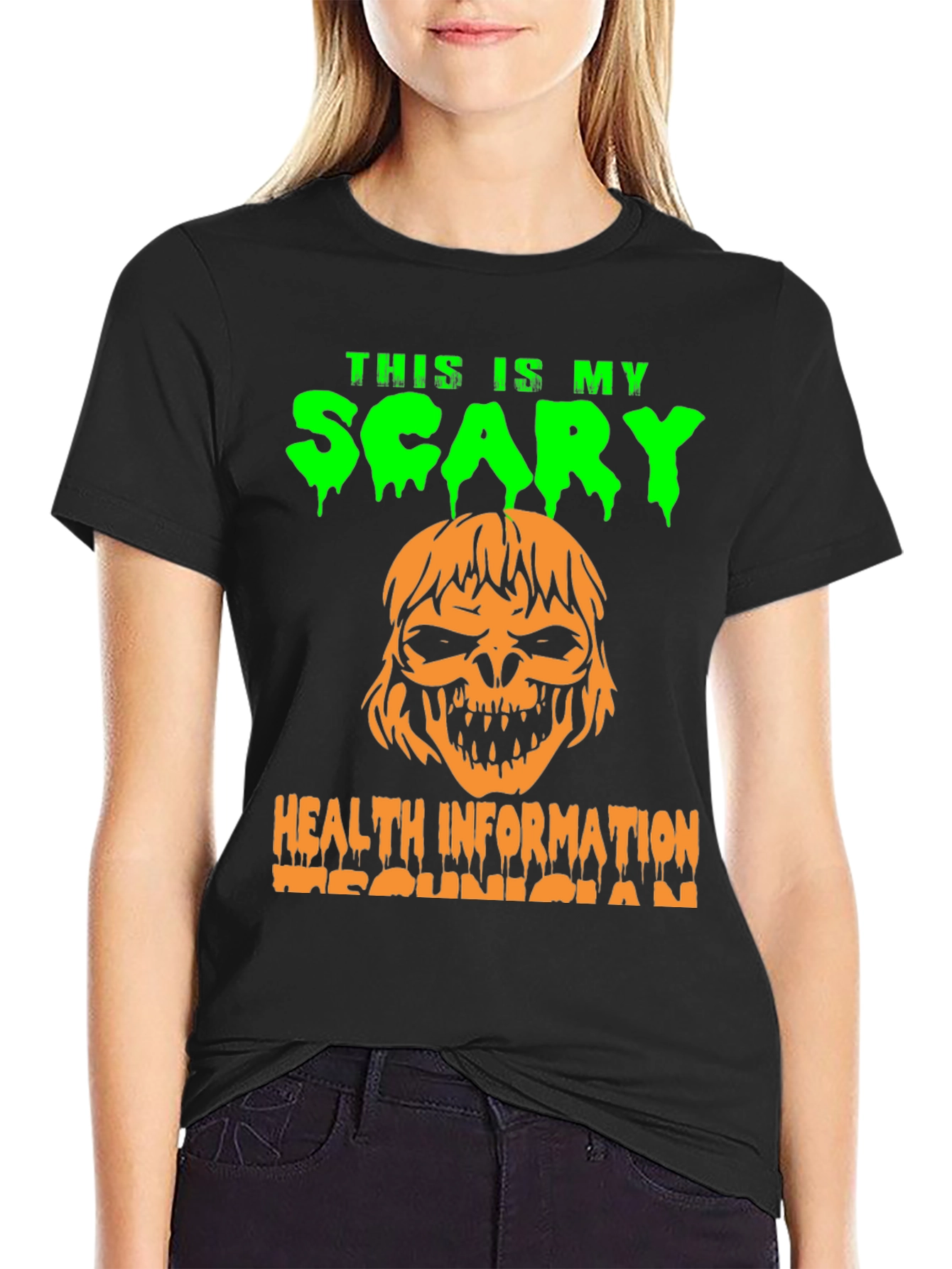 Scary Health Information Technician T-Shirt