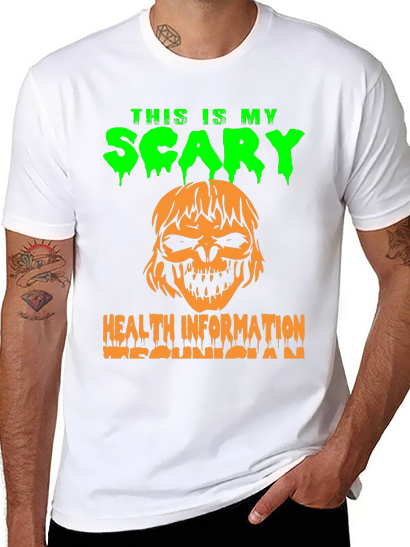 Scary Health Information Technician T-Shirt