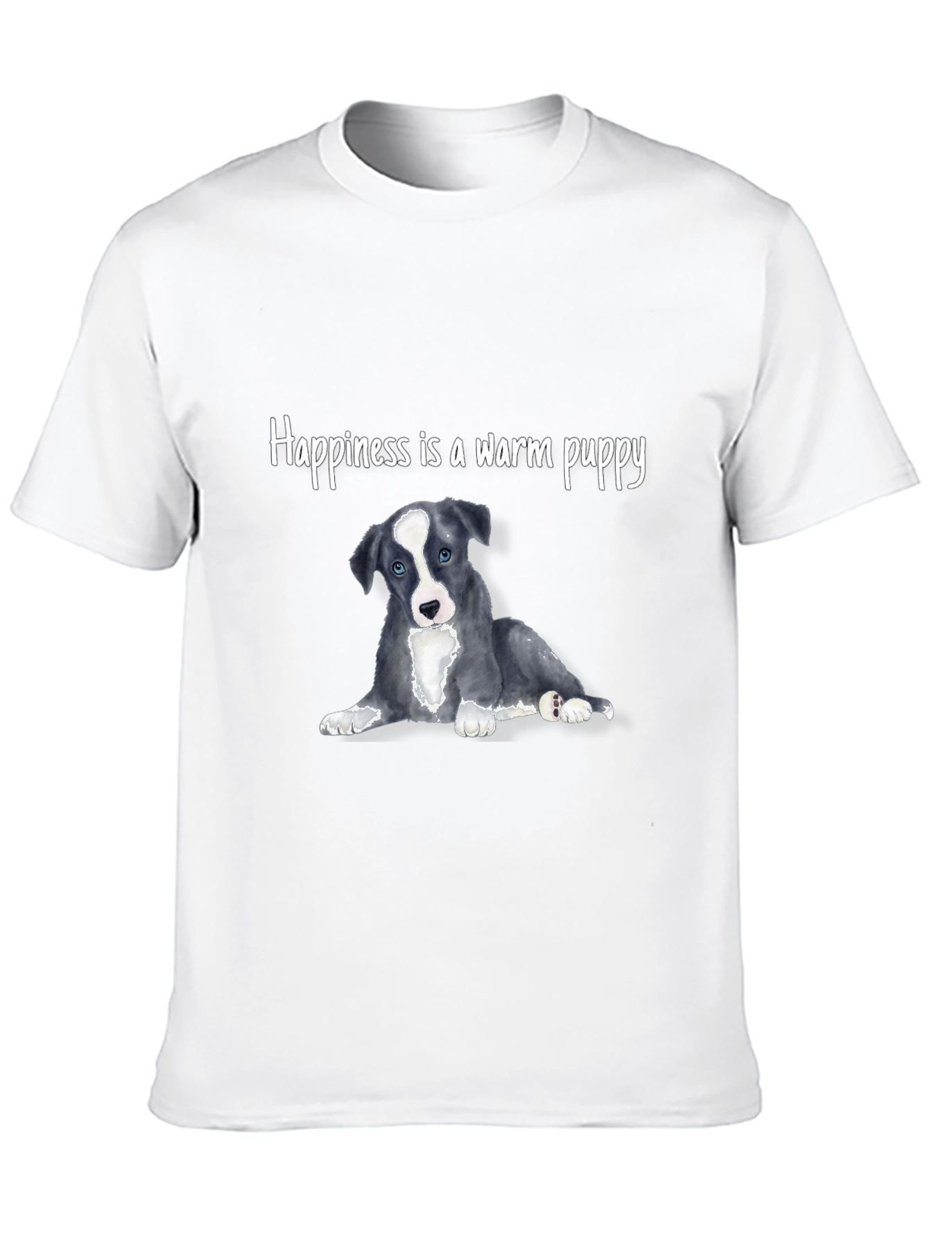 Warm Puppy Graphic T-Shirt - Unisex Casual Tee