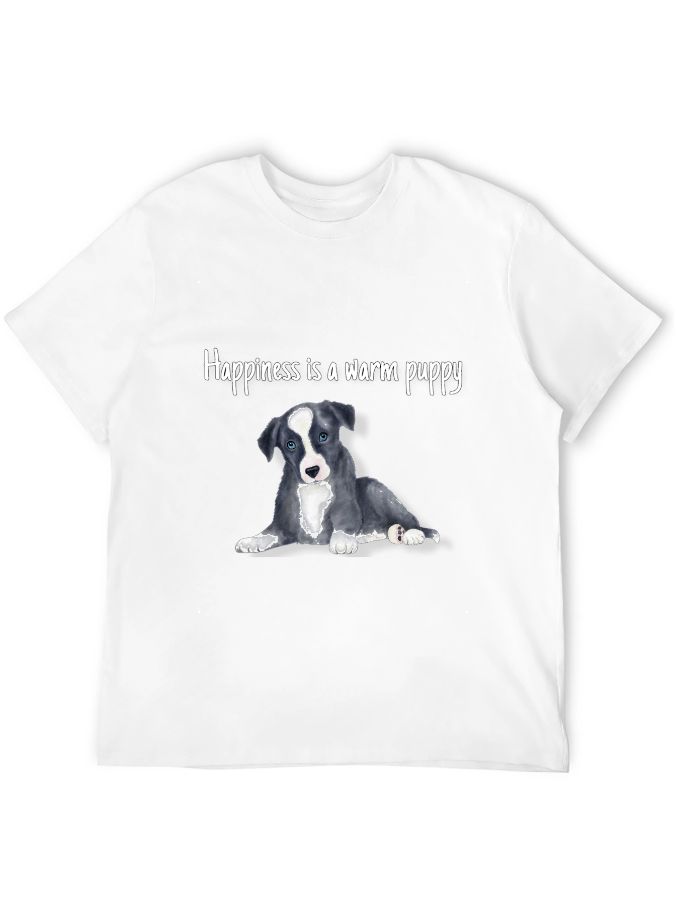 Warm Puppy Graphic T-Shirt - Unisex Casual Tee
