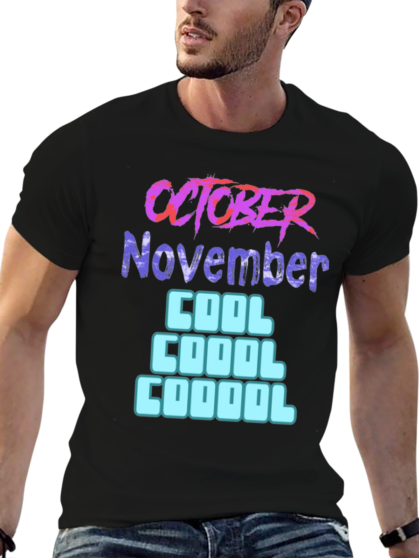 October November Cool Graphic T-Shirt