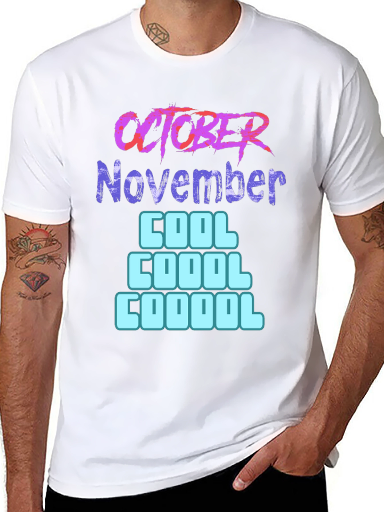 October November Cool Graphic T-Shirt