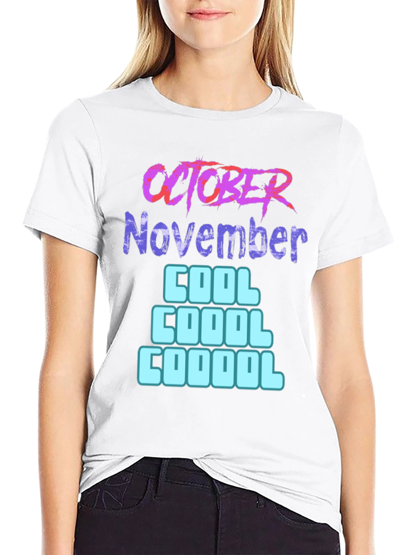 October November Cool Graphic T-Shirt