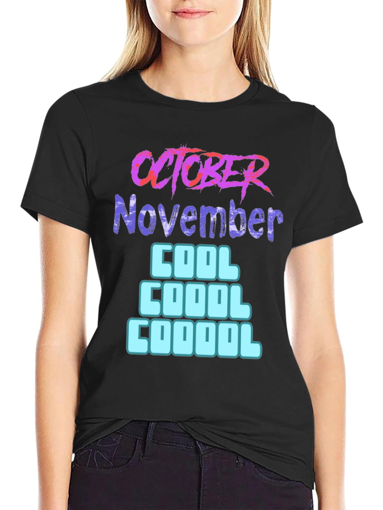 October November Cool Graphic T-Shirt