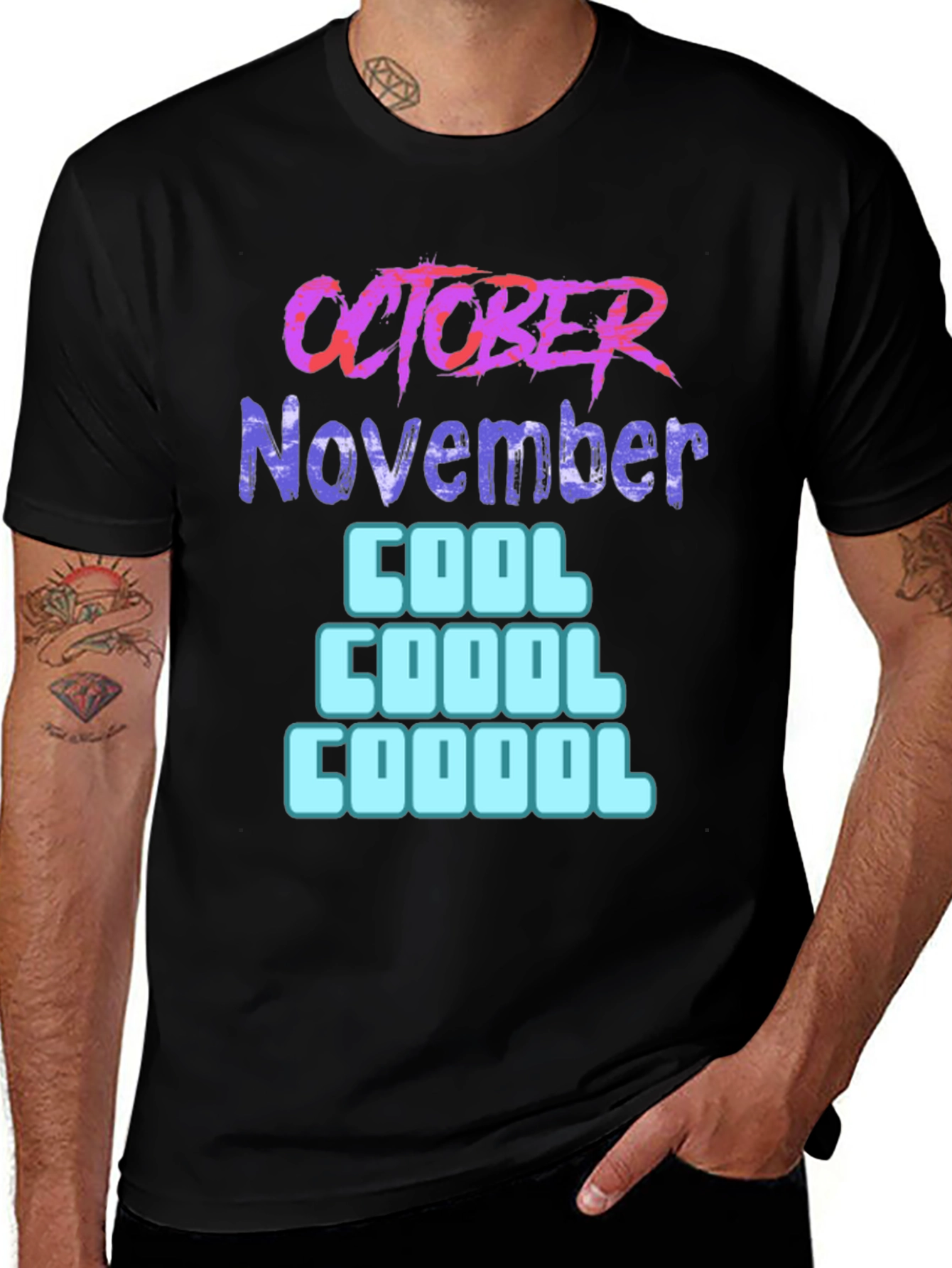 October November Cool Graphic T-Shirt