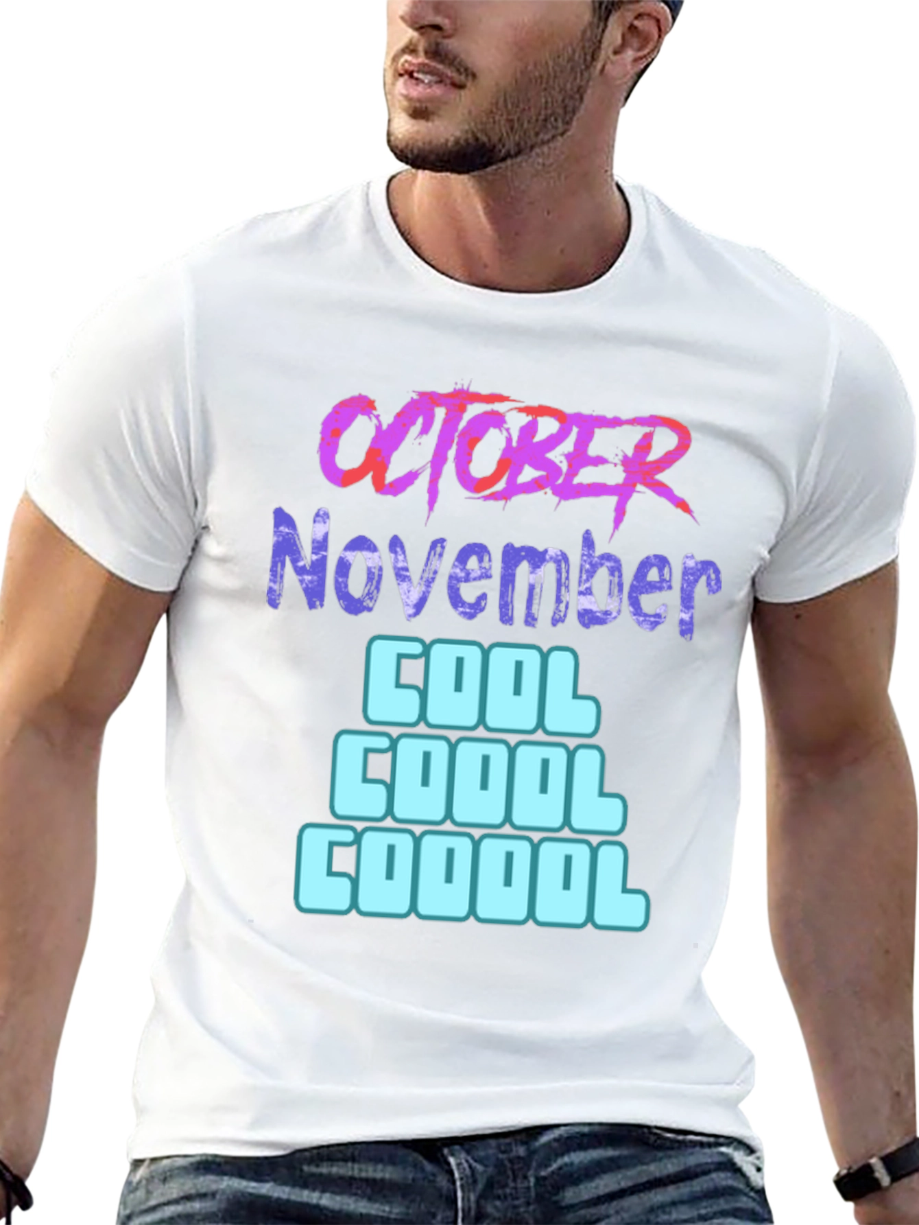 October November Cool Graphic T-Shirt