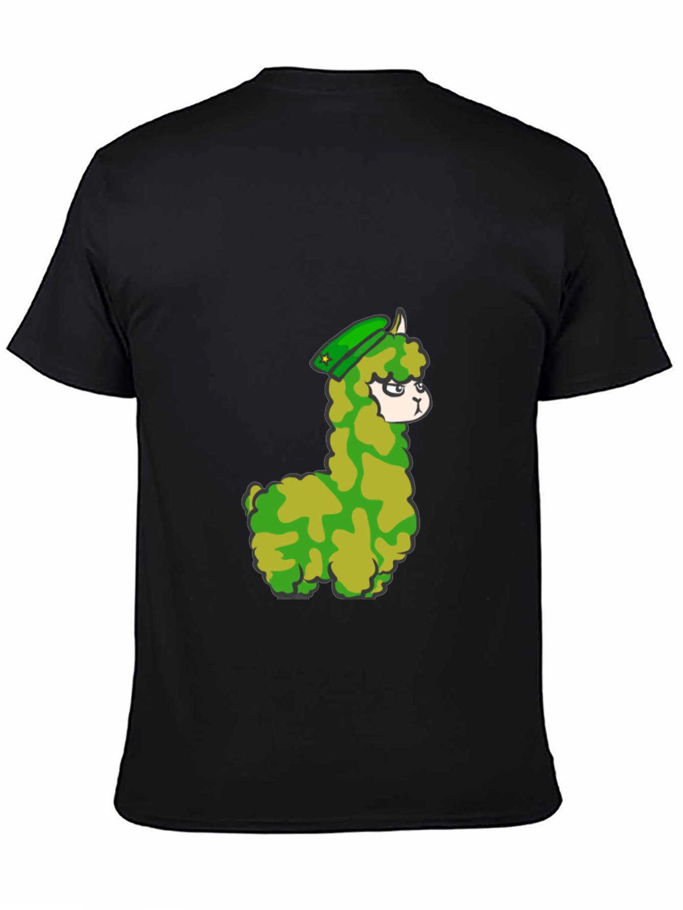 Alpaca Camo T-Shirt - Fun Novelty Tee
