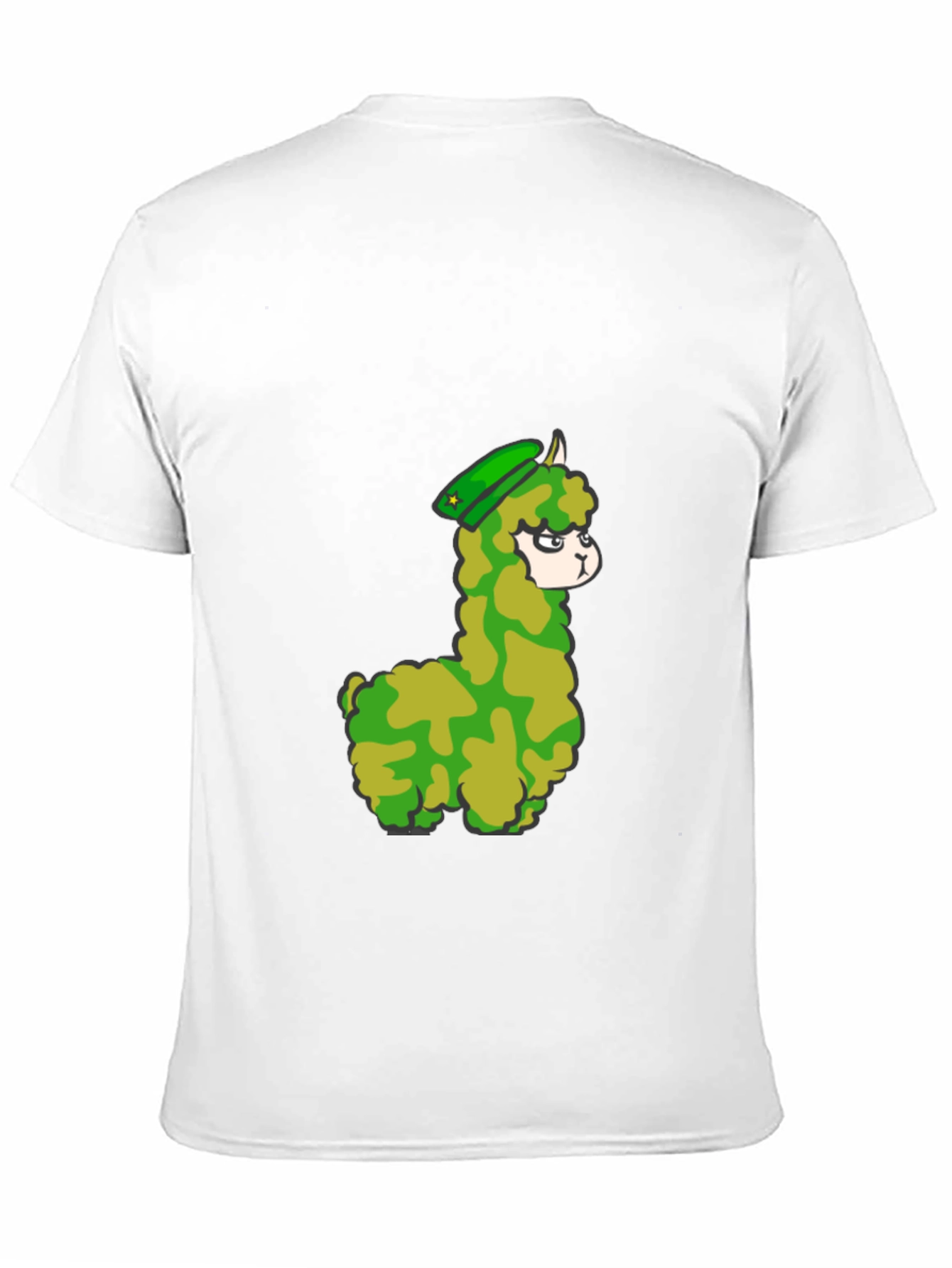 Alpaca Camo T-Shirt - Fun Novelty Tee