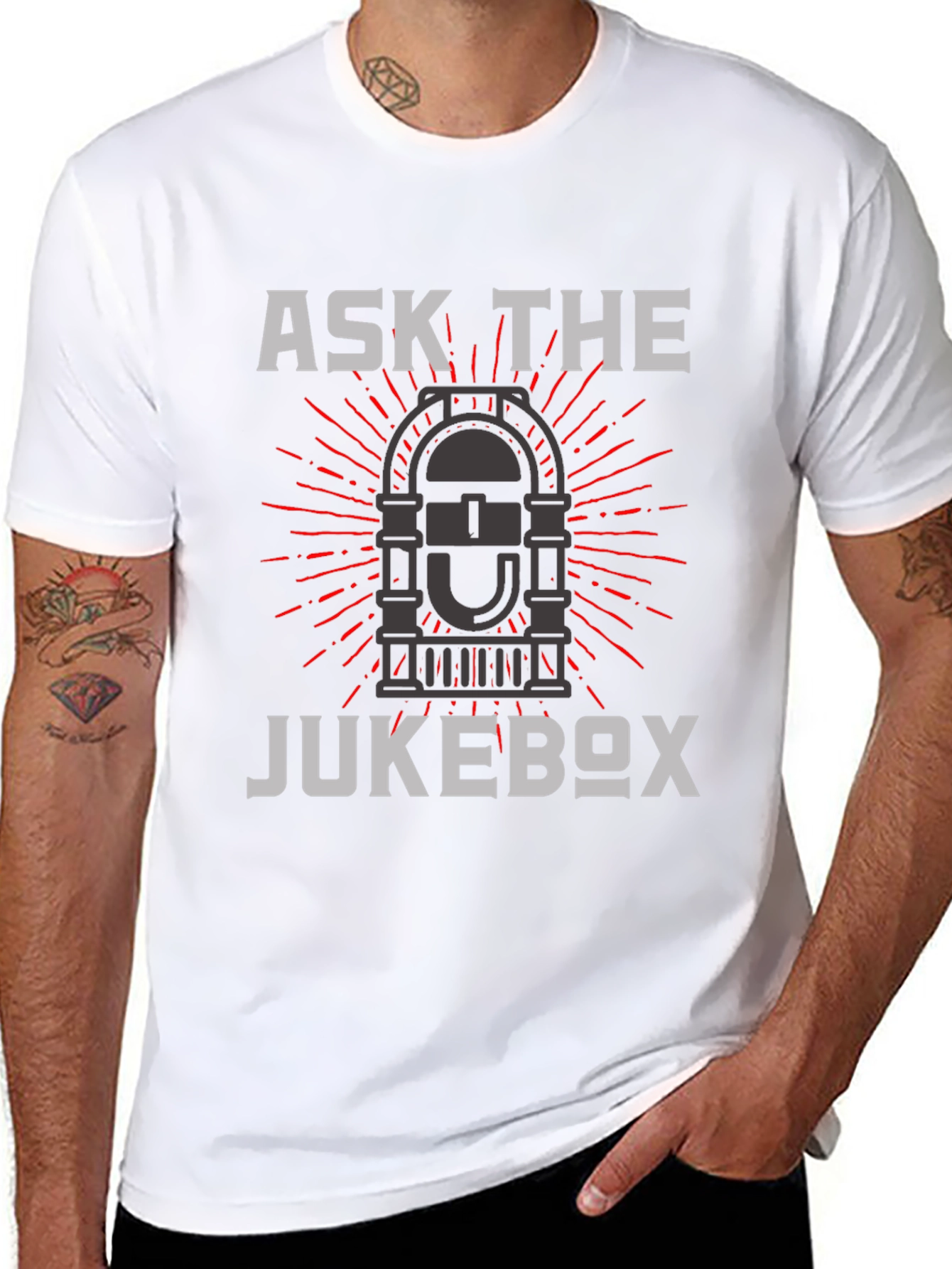 Ask The Jukebox Graphic T-Shirt