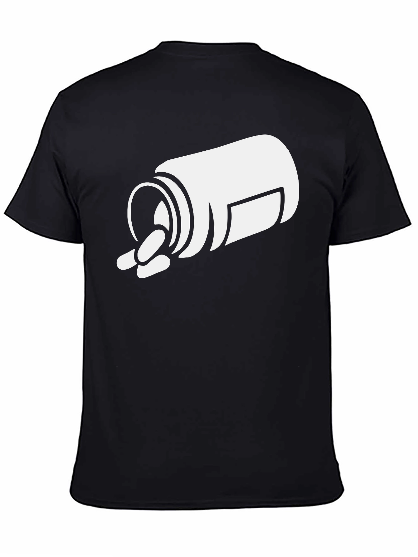 Pills Graphic T-Shirt - Black Cotton Tee